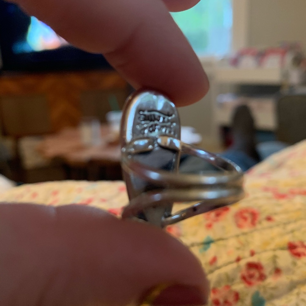 Custom made Onyx ring - Picture 3 of 3